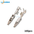 100pcs Small two-lobe spring 964261-2 nozzle terminal copper tinned DJ623-E1.5A