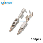100pcs Small two-lobe spring 964261-2 nozzle terminal copper tinned DJ623-E1.5A