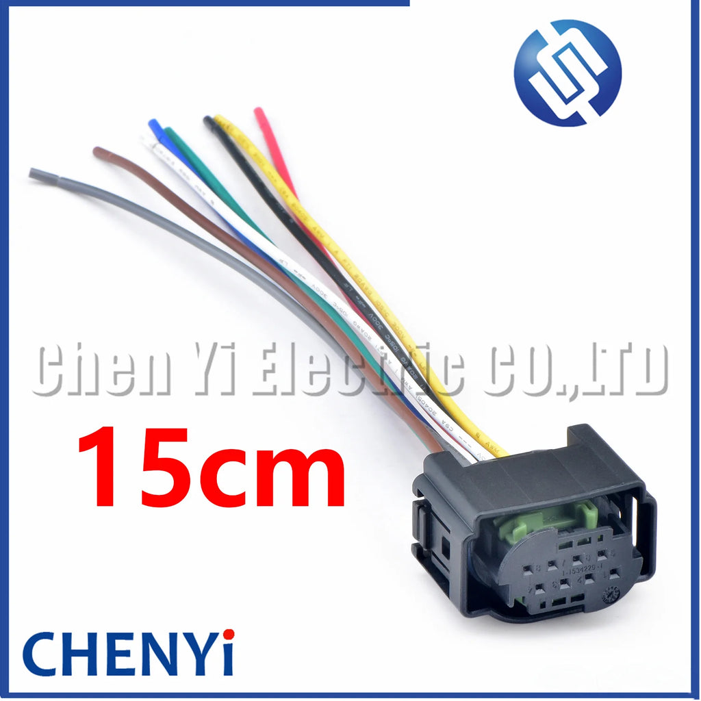 8 Pin Automotive ACC Electric Eye Radar Sensor Plug Lane Change Assist Controller Connector 4F0 972 708 1-1534229-1 4F0972708
