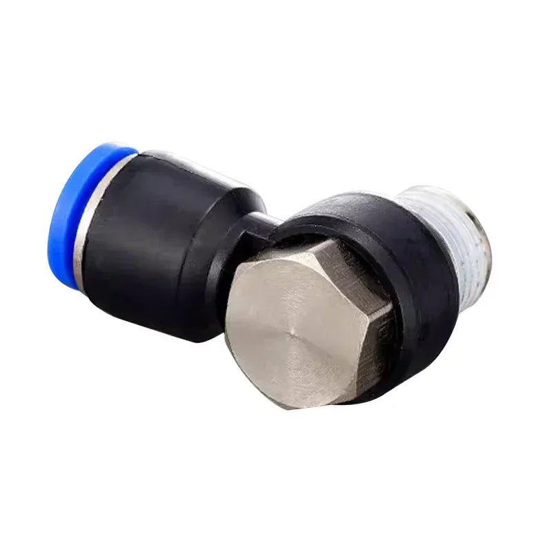 10/50/200PCS Pneumatic Straight Connector BSPT Thread, External Hex Air Hose Fitting 1/8 1/4 3/8 1/2 Inch for Air Compressor