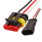 3-PIN Connector Waterproof 1.8mm Series Male Female Connectors Wiring Harness 282105-1 282087-1