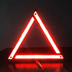 Car Tripod Folded Stop Sign Reflector Emergency Breakdown Warning Triangle Red Reflective Sticker Safety Hazard Tripod Amagi