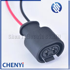 1 pcs 2 Pin Female Auto Waterproof ABS Sensor Plug Sealed Cable Connector 357973202 For 6N0927997 with 15cm 18AWG wire