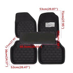 NEW Luxury Leather Car Floor Mats For Universality Foot Coche Accessories Carpets Waterproof Anti Dirty Amagi