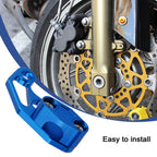 Motorcycle Bikes  Oil Hose Clamp  Modified Oil  Pipeline Brake Line Clamp Protector Aluminum Alloy Hose Clip Accessories