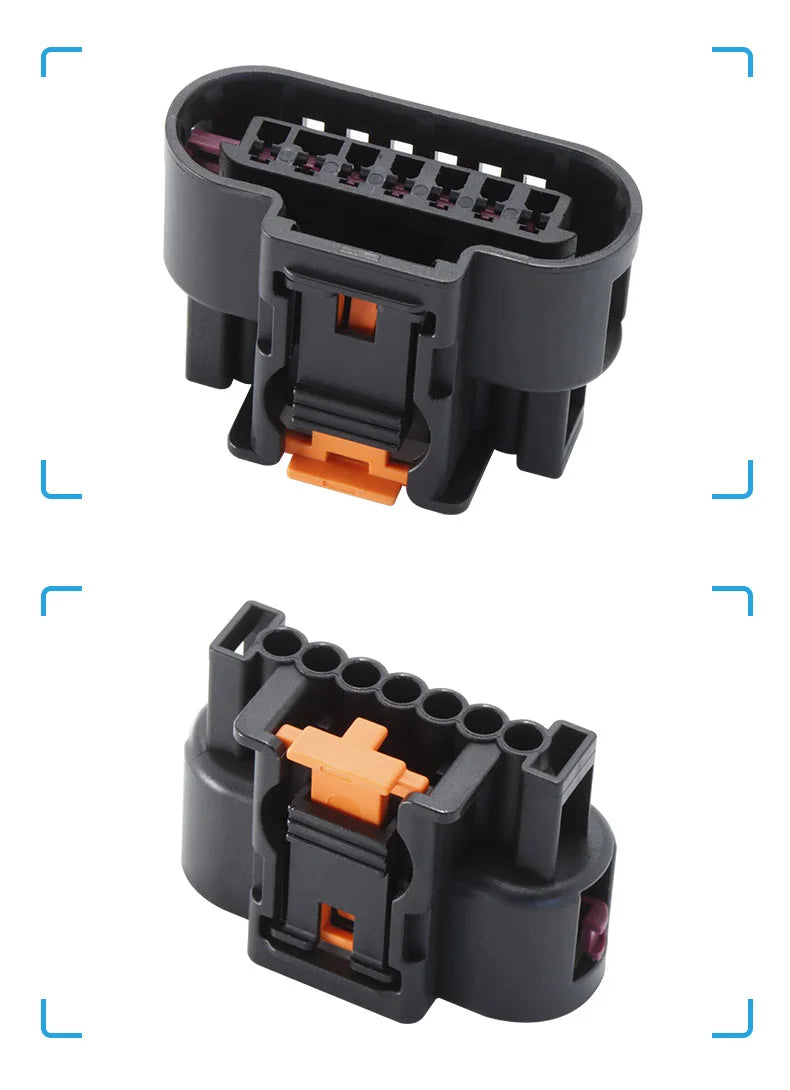 1 Set 7 Pin 1930-0958 Auto Ignition Coil Electrical Cable Connectors Wire Harness Plug For GM Chevrolet Buick Opel PP10000888
