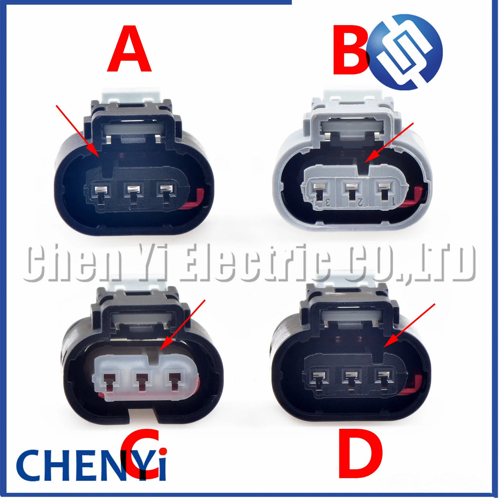 3 Pin Car Crankshaft Position Sensor connector fuel pressure Sensor plug 10010344 10092977 10092976 09406622 10098876 For GM GMC