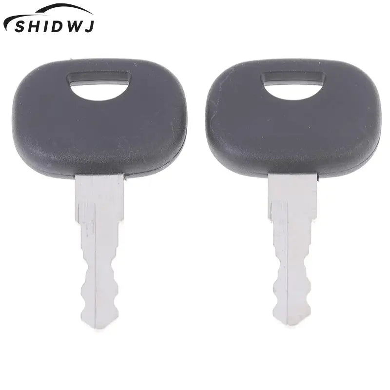 2PCS 14603 Keys For JCB Bomag Dynapac Terex Vibromax New Holland NH  For Ford Moxy Hamm For Volvo