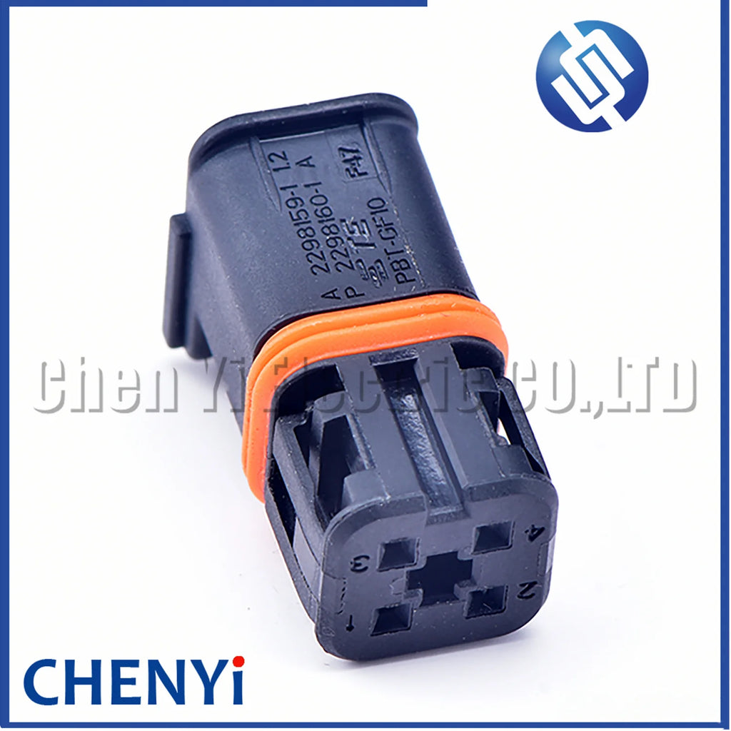 4 Pin Automotive waterproof connector Reverse image camera plug door handle Plug 2298159-1 2298160-1 2298152-1 2298153-1