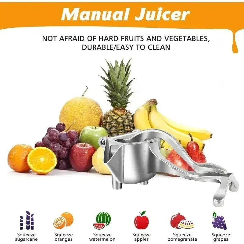 Stainless Steel Fruits Juicer Squeezer Lemon Manual Citrus Orange Hand Press Machine Durable Kitchen Tool Amagi