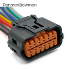 12 Pin Car Back View Camera Plug Wiring Harness Auto Waterproof Electrical Cable Connectors HP285-12021 for Hyundai SONATA KIA