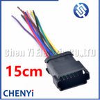 12 Pin Black DT series Connector Waterproof Plug Socket DT06-12S DT04-12P DT06-12S-E005 DT04-12P-E005 with pins For Deutsch