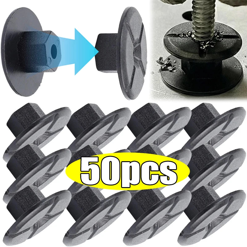 For Mercedes Benz Car Bumper Cover Fender Liner Push Type Auto Retainer Clip Rivet Fastener Bumper Plastic Nut Buckle 10-50pcs
