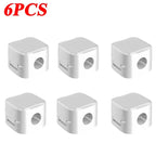 6/12 PCS Magnetic Cable Clips Cable Smooth Adjustable Cord Holder Under Desk Cable Management Wire Keeper Organizer Holder Amagi