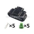 5-Pin Connector Waterproof 2.2mm Female Connector Automotive Wire Harness Cable Socket for Toyota 90980-11024 7283-7050-30 11024