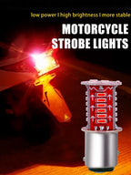 Motorcycle Strobe Lights 1157 BAY15D LED Brake Light DRL Flash Reversing Parking Turn Signal Stop Tail Lamp for Auto Motorcycle