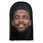 3D Black Knitted Mask Full-Face Design with Breathable Mesh Hood Suitable for Halloween Festival Sports Events Role-Playing