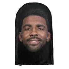 3D Black Knitted Mask Full-Face Design with Breathable Mesh Hood Suitable for Halloween Festival Sports Events Role-Playing