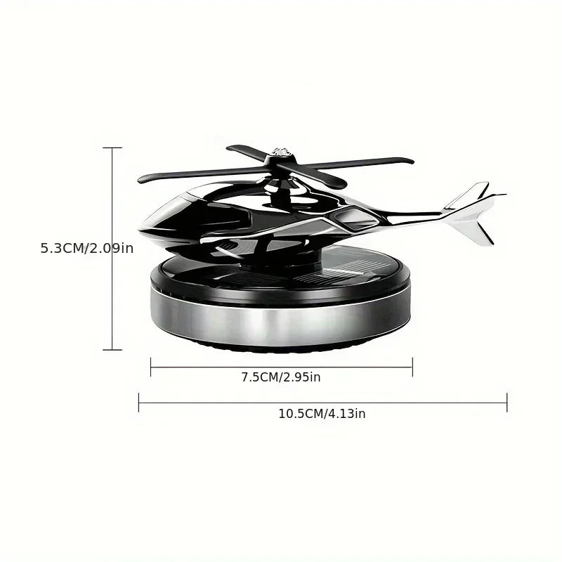 Solar Helicopter Car Air Freshener Fragrance Supplies Interior Accessories Novelty Propeller Flavoring Perfume Diffuser Amagi