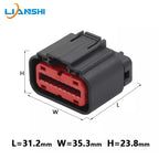 The 18-hole air flowmeter plug connector sheath with terminals DJ7182A-1-21 is suitable