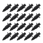 20Pcs 6mm Auto Fastener Clip Mixed Car Body Push Retainer Pin Rivet Plastic Rivet Bike Fairing Trim Clips For Honda For Suzuki