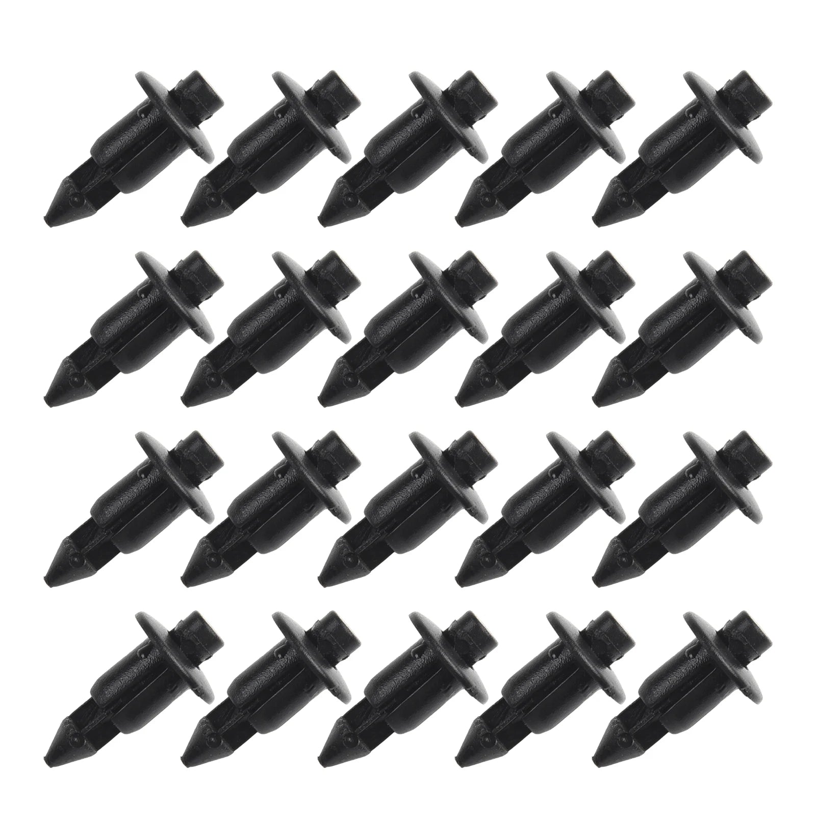 20Pcs 6mm Auto Fastener Clip Mixed Car Body Push Retainer Pin Rivet Plastic Rivet Bike Fairing Trim Clips For Honda For Suzuki