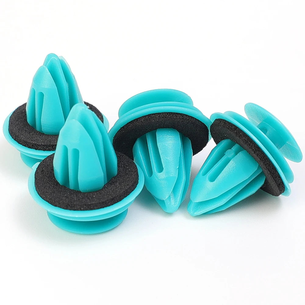 100/20PCS Auto Door Panel Clip with Seal Ring Auto Fastener Rivet Bumper Clip Retainer Car Interior Retaining Accessories