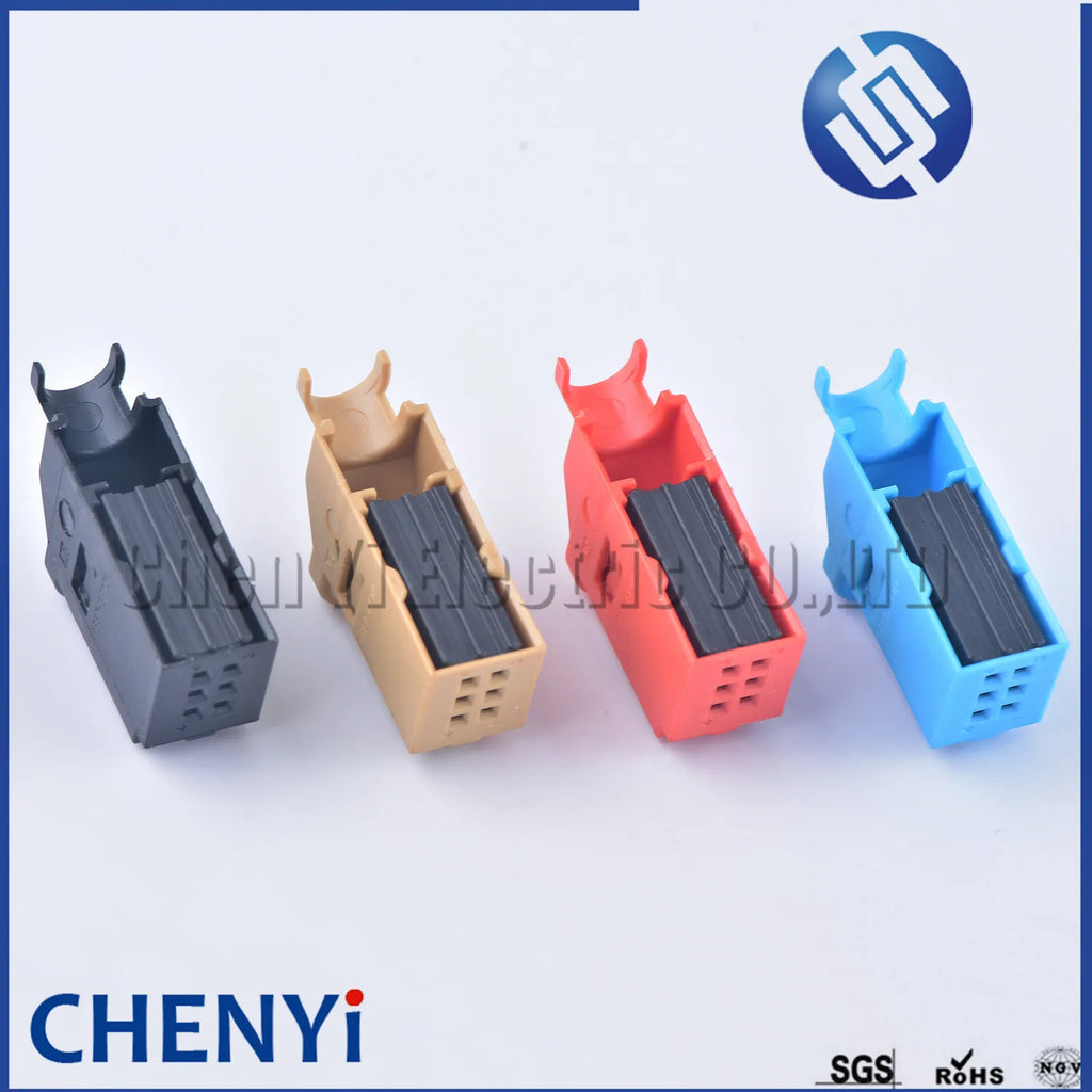6 Pin Automotive Door Reversing Rear Cover Plug Connector Car Tire Pressure Alarm Plug 1-1534121-5 1534121-2 1534121-3 1534121-1