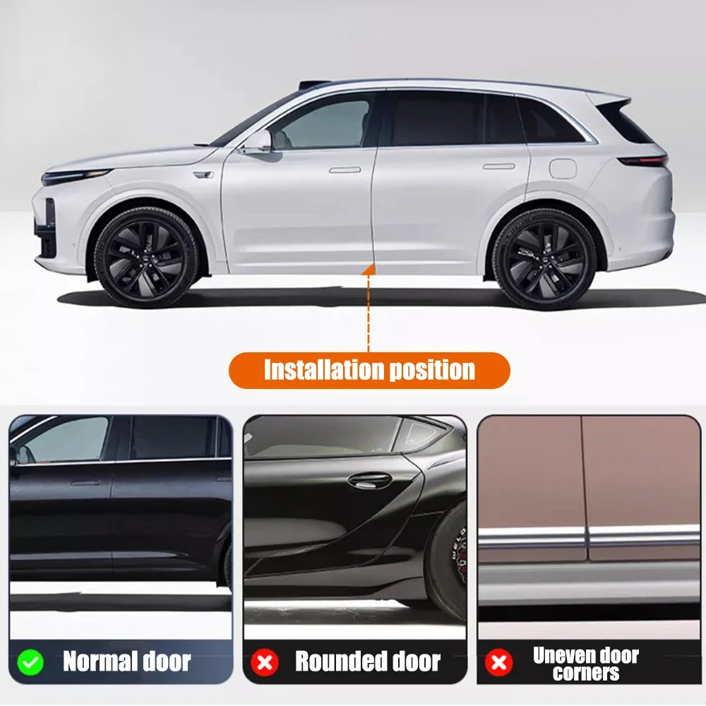 Car Anti-collision Stickers Universal Door Corner Anti-scratch Protection Car Paint Surface Guard Thicken Covers Sticker 2-8PCS
