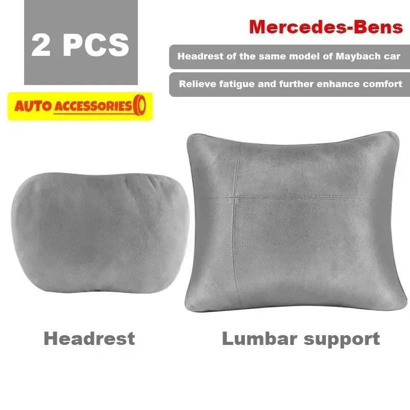 High Quality Car Headrest Neck Support Seat Design S Class Soft Universal Adjustable Car Pillow Neck Cushion Amagi