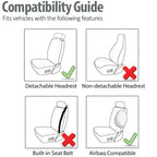 Auto Parts Car Seat Cover Polyester Fabric 5 Piece Set Four Season Universal Airbag Safe Truck Van Front/Rear Cushion amagi