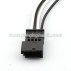 4-Pin Connectors Unsealed 0.6mm Male Female Connectors Auto AC Assembly Cable Plug for BMW 0-1452576-1 968813-1