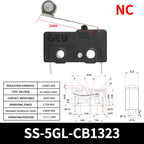 10/50/100Pcs Micro Limit Switch SPDT Snap Action, 5A 250V Mini Switch for Home Appliance, Control Circuit, DIY Projects