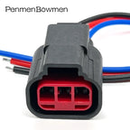 1 Set 3 Pin Crankshaft Camshaft Sensor Electrical Cable Connectors Wire Harness Plug for Ford Mondeo Mazda WPT990 E-5757