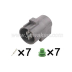7Pin Connector Waterproof 2.2mm Male Female Connector Automotive Wiring Harness Cable Plug for Toyota Honda 189-0127 6188-0067