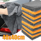 Premium Microfiber Towels Car Care Washing Thicken Towel Car Detailing Drying Cloth Cleaning Tool Auto Wash Accessories Amagi