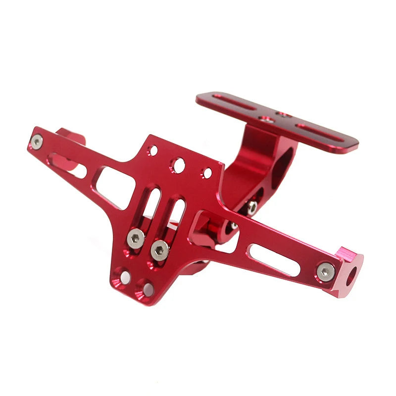Universal Adjustable Motorcycle License Number Plate Bracket Rear Turn Signal Lamp Holder CNC Aluminum Eliminator Kits
