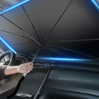 Car Sunshade Umbrella-style Front Glass Sunshade Sunscreen Heat Insulation Cloth Car Windshield Sunshade Umbrella Shade Amagi
