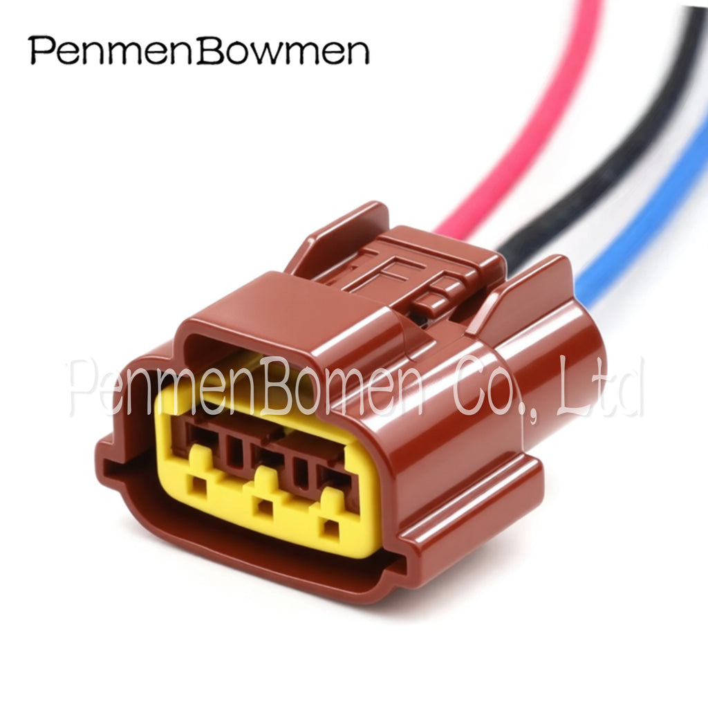 1 Set 3 Pin Car Coil TPS Throttle Position Throttle Governor Electrical Cable Connectors Wire Harness Plug 6098-0142 For Nissan