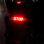 4LED Universal Motorcycle Stripe Stop Lamp Turning Left/right Waterproof Rear Tail Turn Signal License Plate Light DRL Lamp