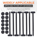 1-100SET Nylon Cable Tie Buckle Multipurpose Cable Ties Tool Universal Heavy Duty for Car Repair Self Locking Zip Black Zip Ties