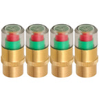 8/1pcs Car Tire Pressure Indicator Tire Pressure Gauge Indicator Alert Monitoring Valve Cap Sensor External Valve Detection