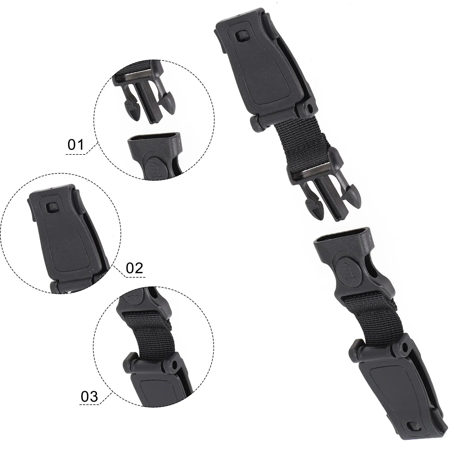 Car Baby  Strap Pants  Fixing Clip  Buckle Safety Seats Strap Belt Child Harness Chest Clip Safe Buckle Webbing Seat Accessories