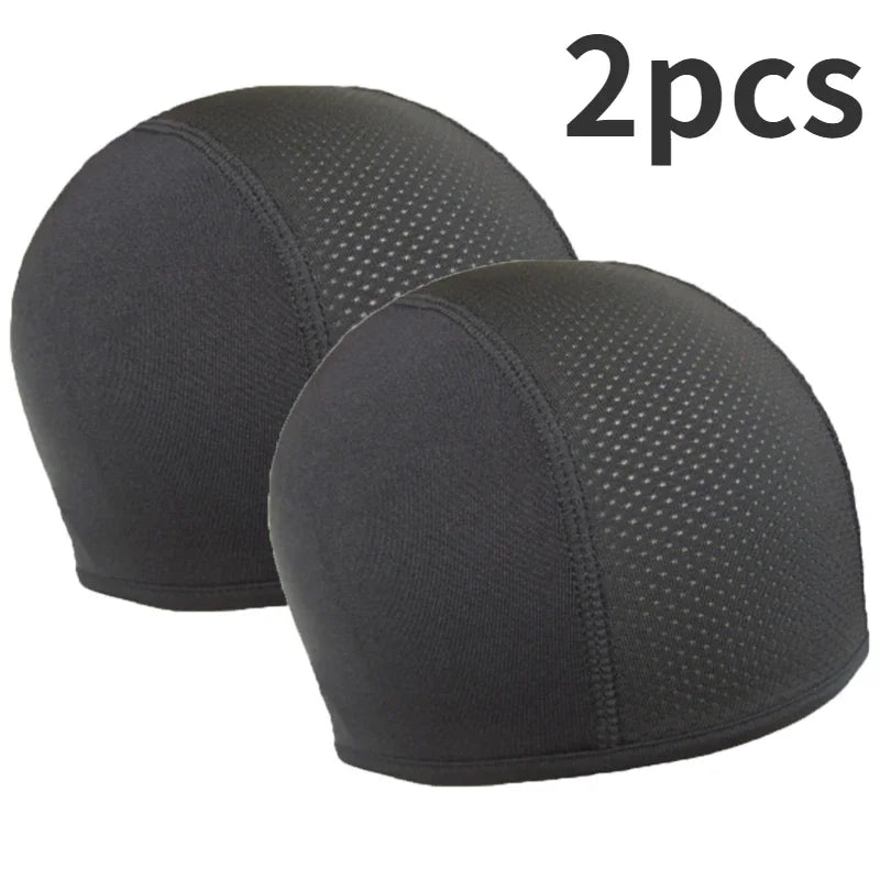 Cycling Helmet Hat Inner Cap Breathable Quick-drying Motorcycle Balaclavas Helmet Beanie Outdoor Sports Motor Helmet Hats Tools