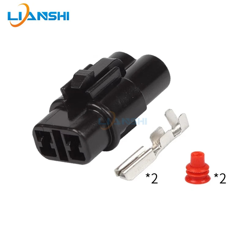 6187-2172 Male/female head 6180-2182 Car connector fog lights modified 2p waterproof wiring harness plug