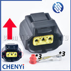 3 Pin female Automobile waterproof SSC Clutch speed sensor plug Generator Connector 184032-1 184034-1 184311-1 For Ford Focus