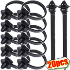 20/10Pcs Nylon Car Tie Wrap Cable Fixed Fasteners Clips Car Cable Fastening Strap Wire Band Tie Wrap Zip Tie Auto Fastener 9.5cm