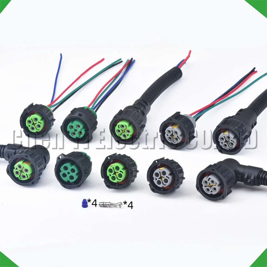 4-pin connector connector automotive waterproof truck solenoid valve sensor