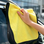 Car Wash Towels Cleaning Cloth Absorbent Dry Cloth General Purpose Microfiber Towel Thickened Yellow 30/40/60cm Amagi