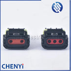 2 Sets 2/3 Pin Automotive Plastic Housing Wiring Waterproof Electrical Connector Car Mirror Turn Signal Plug 52117-0241